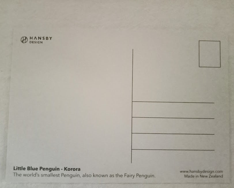 Postcards - Blue Penguin