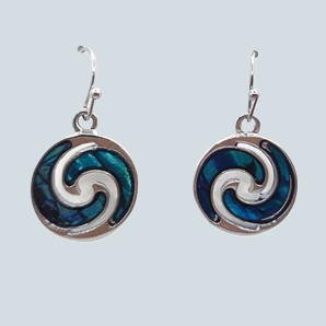Paua Koru Earrings