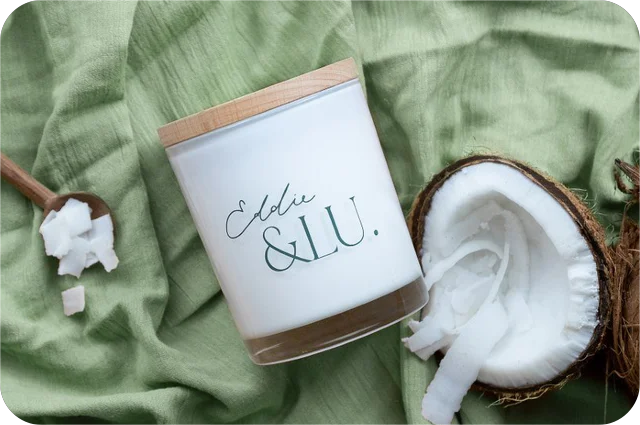 Coco wax Candle - Coconut & Lime