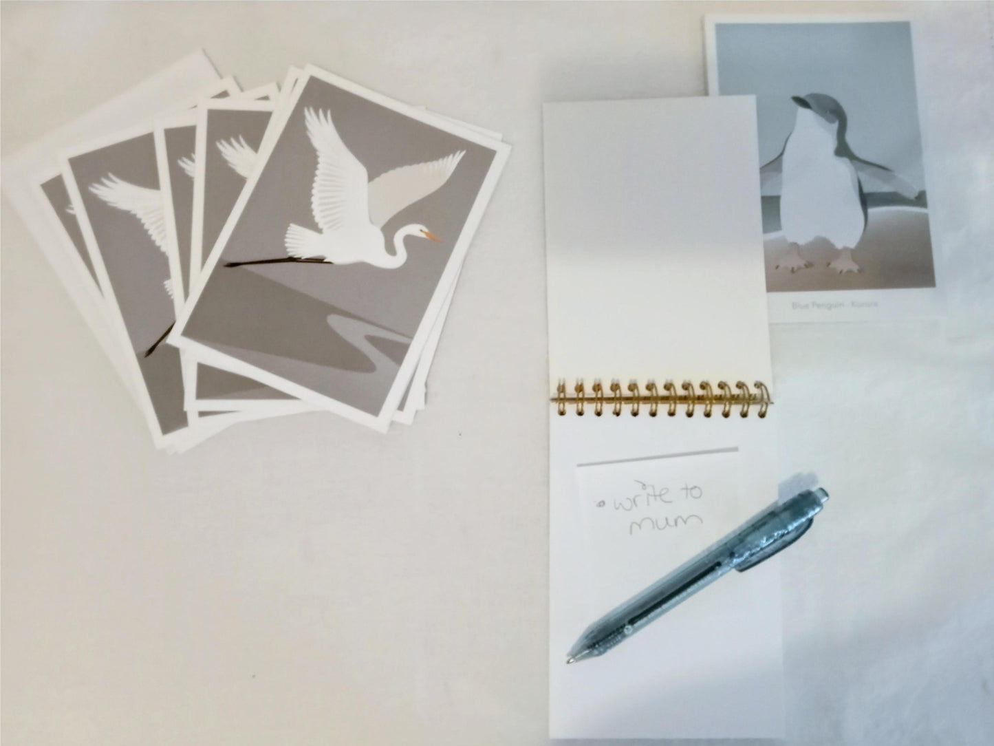 Postcards - Blue Penguin