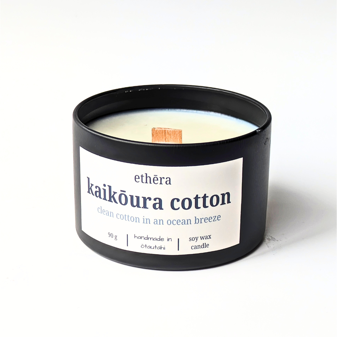 Soy Wax Candle - Kaikoura Cotton