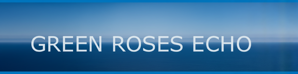 Green Roses Echo - blue current logo -cropped center text only